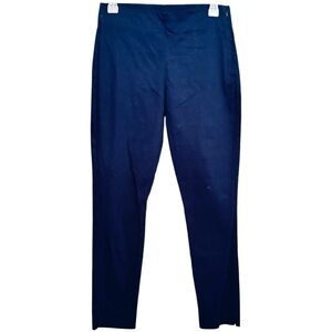 NWOT Old Navy High Waist Side Zip Ankle Pant in Navy Blue Size 6